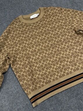 SEASONLESS SIGNATURE COACH SWEATER SIZE XL MEN